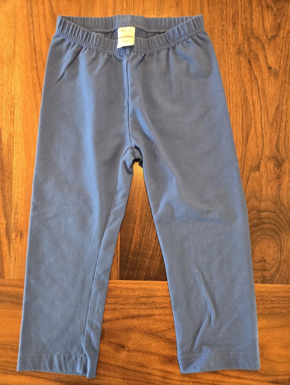 Hanna Andersson girls 8 blue leggings comfort